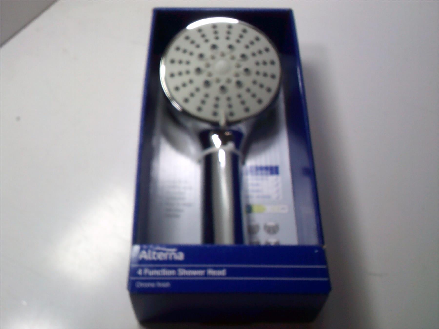 Alterna 4 Function Chrome Finish Shower Head
