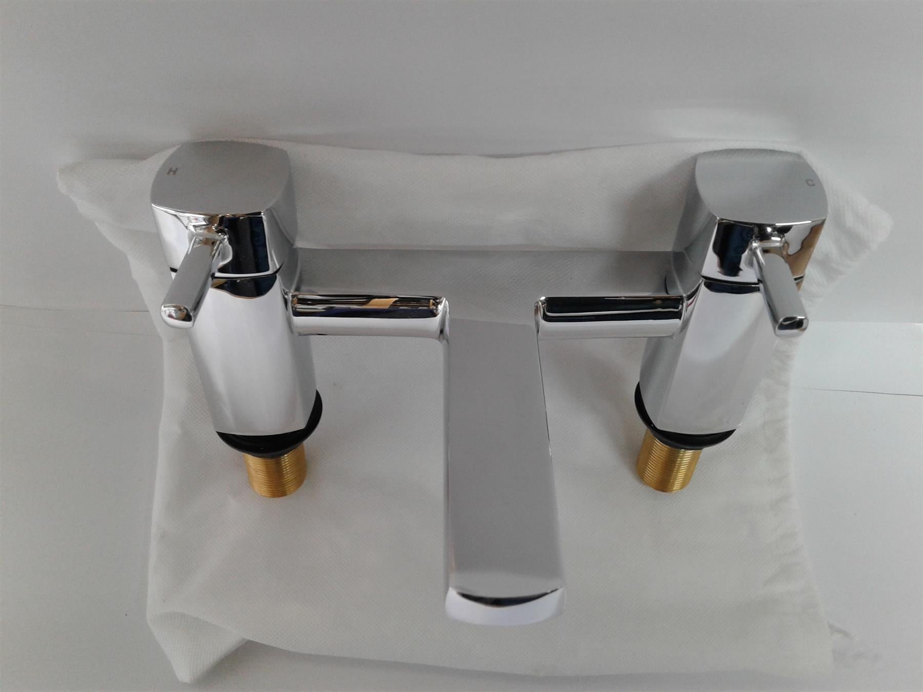 NEW SCUDO FORME MODERN CHROME BATH FILLER TAP MIXER