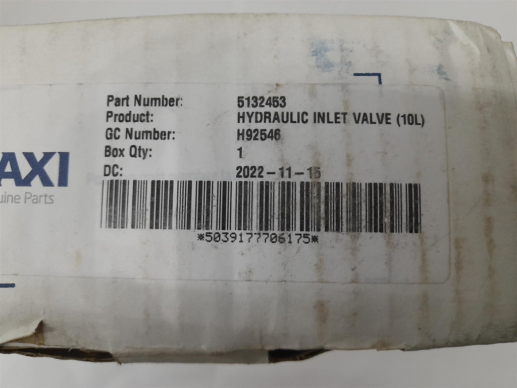 Baxi/Potterton Main Hydraulic Inlet Assembly 5132453