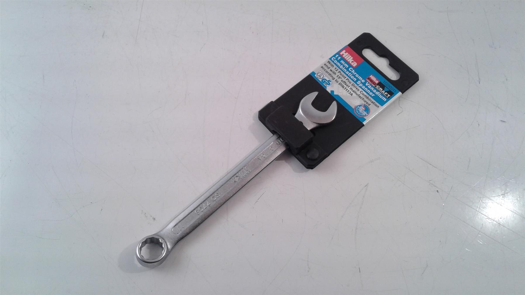 Hilka 11mm Chrome Vanadium Combination Spanner