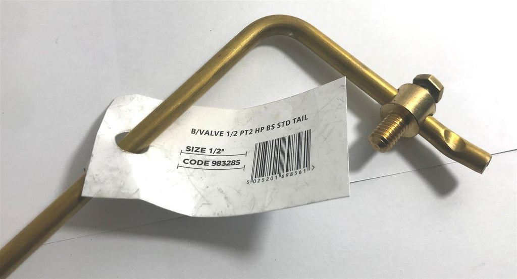 PlumbRight ball valve 1/2 PT2 HP BS STD Tail 983285