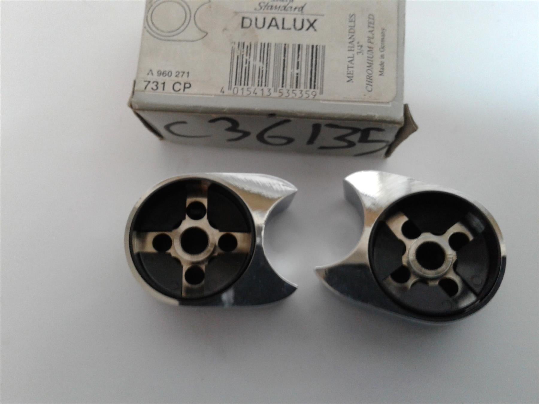 NEW IDEAL STANDARD HOT COLD SET BATH TAP HANDLE CHROME A960271