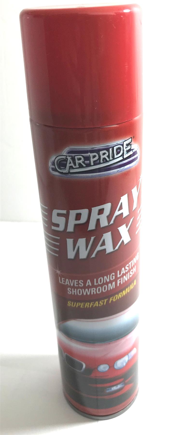 CARPRIDE SPRAY WAX SUPERFAST FORMULA SHOWROOM FINISH BODYWORK CAR POLISH 300ml