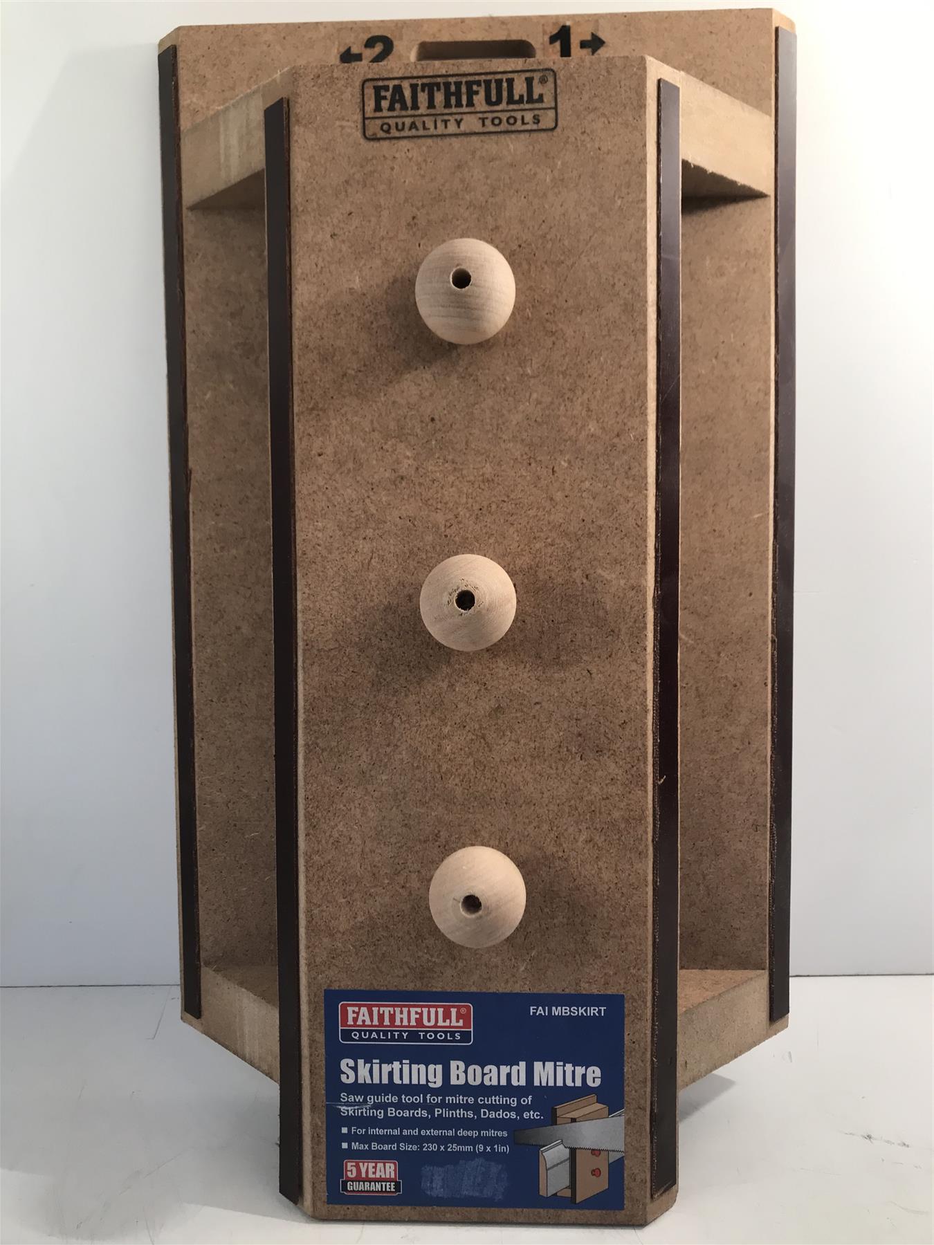 Faithfull FAIMBSKIRT Skirting Board Mitre 230mm