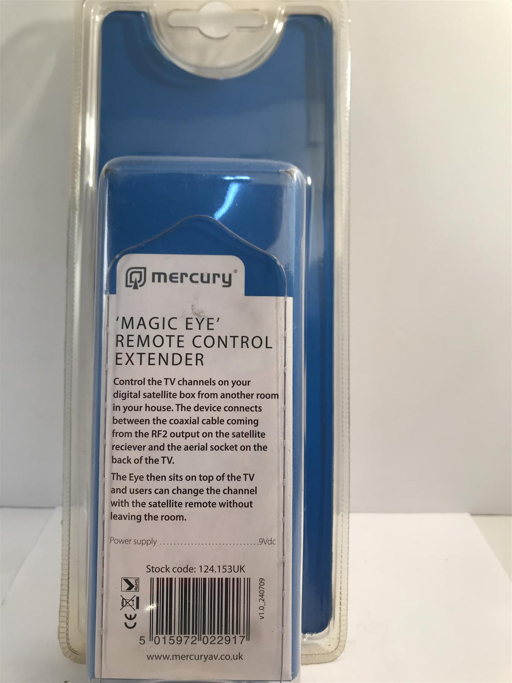 MercuryMagic Eye Remote Control Extender 124.153UK