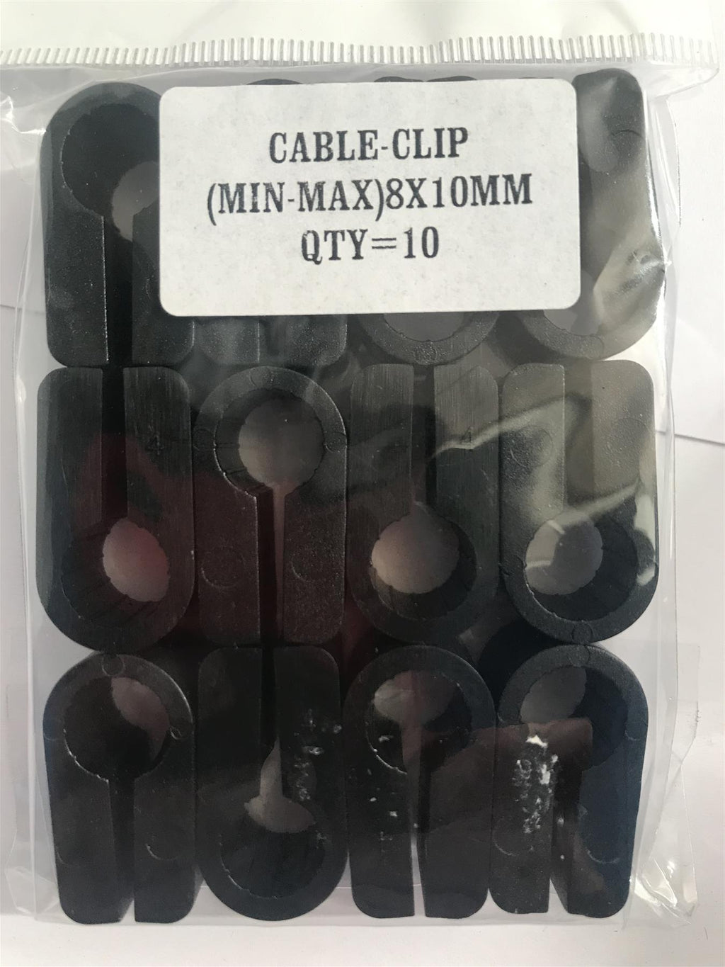 Cable Cleat (Min-Max) 8 - 10mm (10 Pack)
