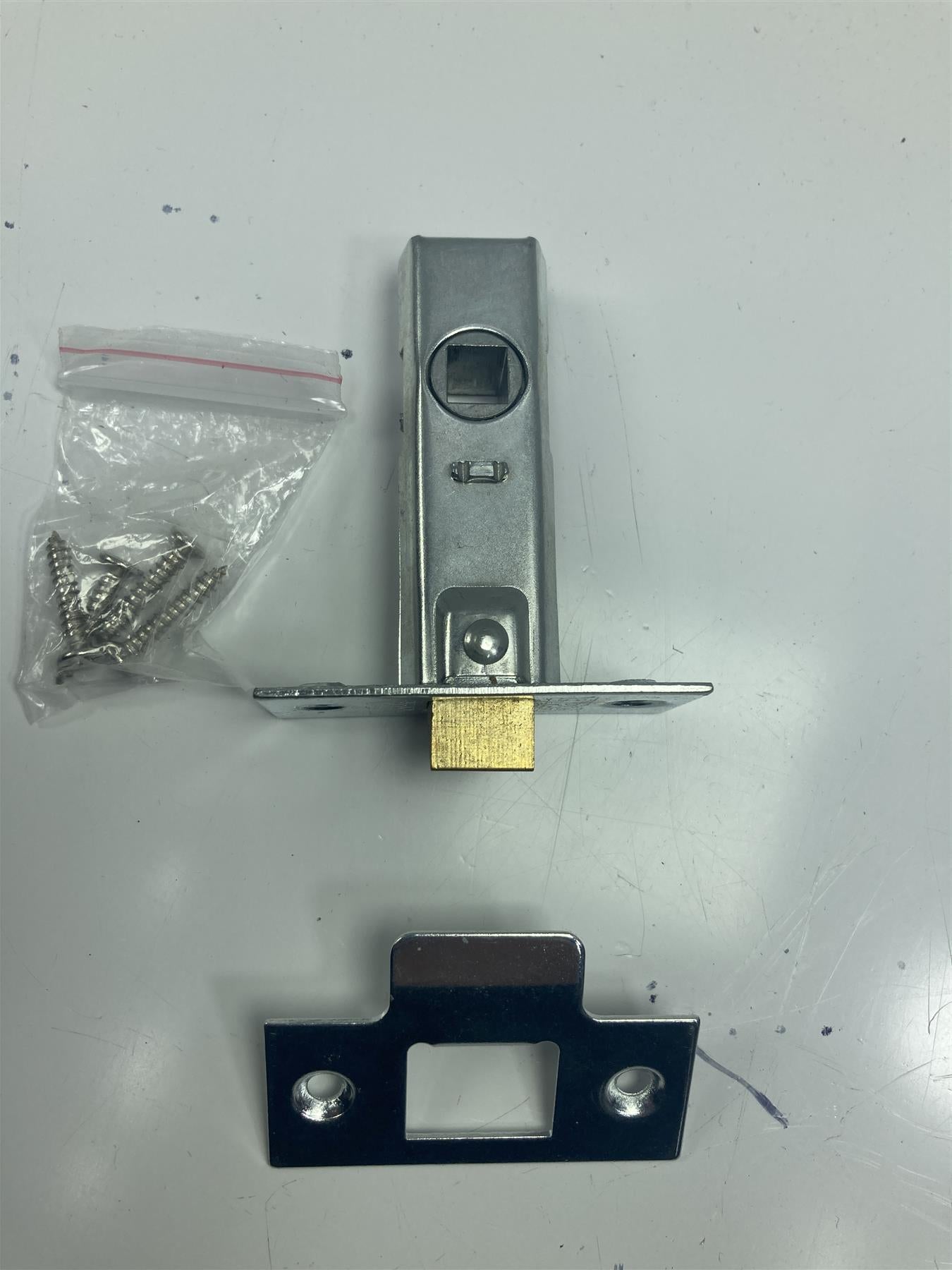 4TRADE TUBULAR MORTICE LATCH 64MM STIN EFFECT