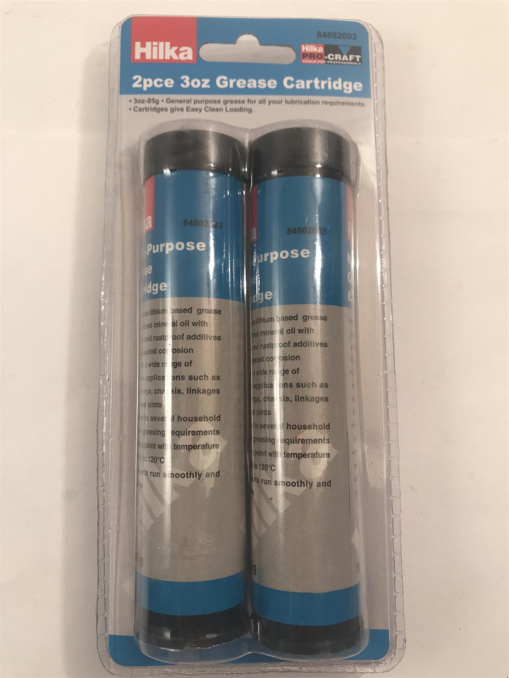 Hilka 2pc 3oz/85g  Grease Cartridge  84802003