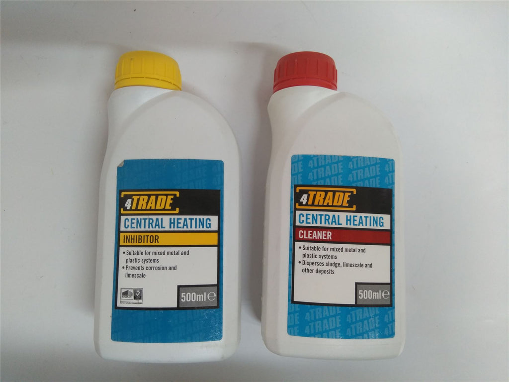 4Trade Central Heating Cleaner and Inhibitor 500ml bottles