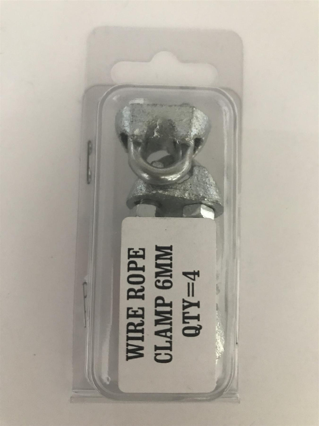 Wire Rope Clamp 6mm (4 Pack)