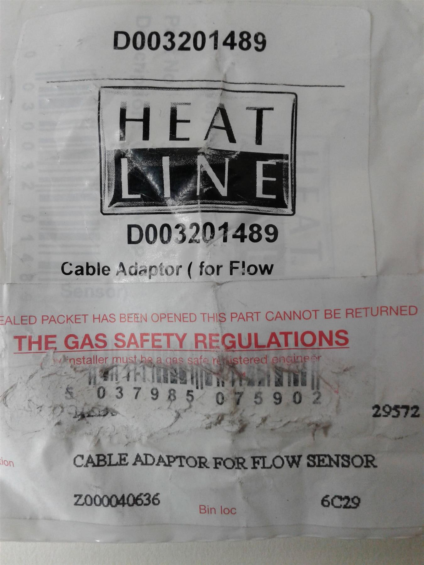 NEW HEATLINE CAPRIZ COMPACT CABLE ADAPTOR D003201489 SENSOR