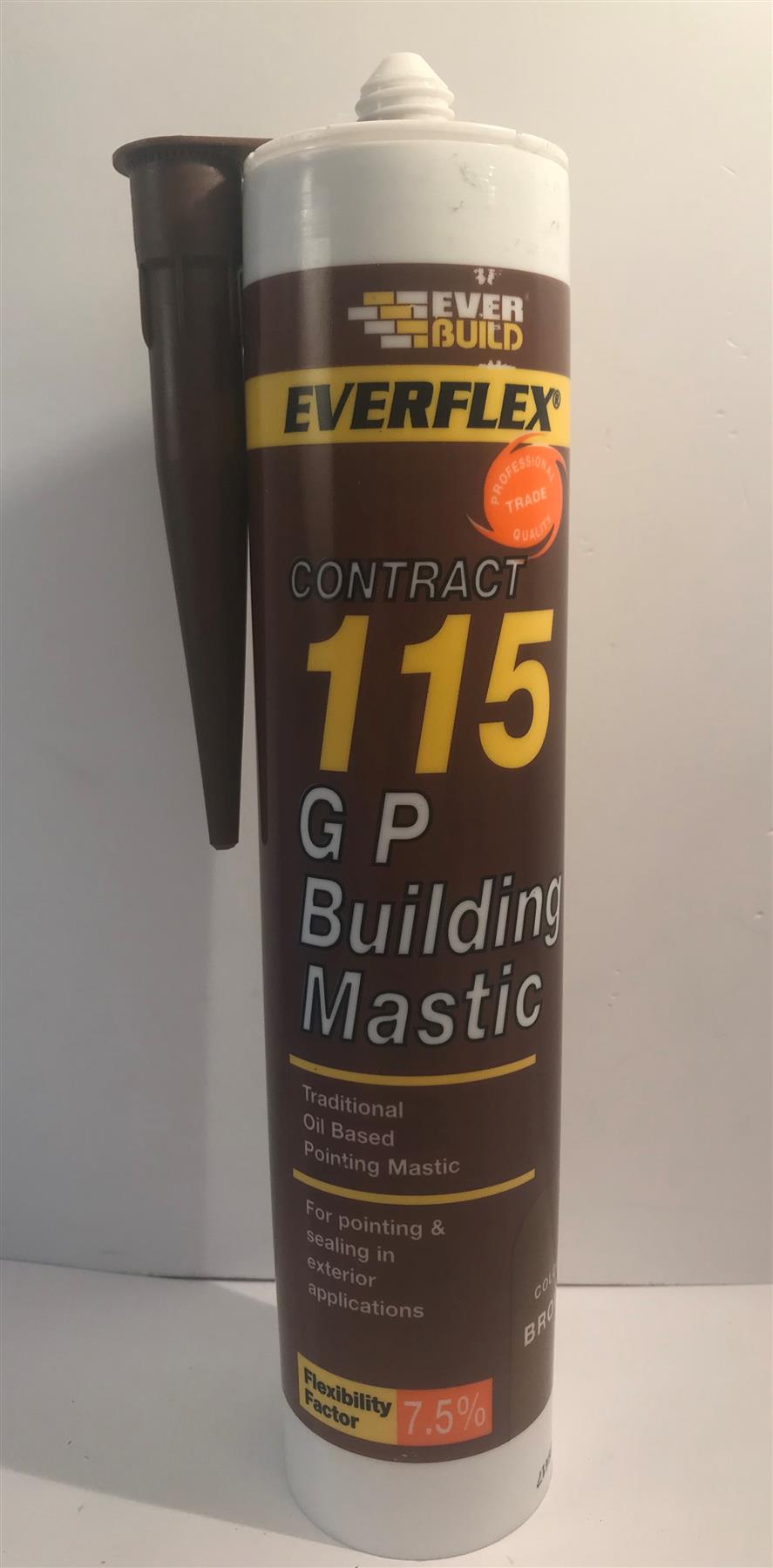 Everbuild Everflex Contract 115 General Purpose Building Mastic White 285ml