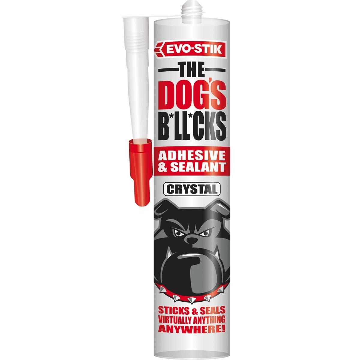 Evo-Stik The Dogs B*ll*cks 30610687 290ml Crystal Adhesive & Sealant