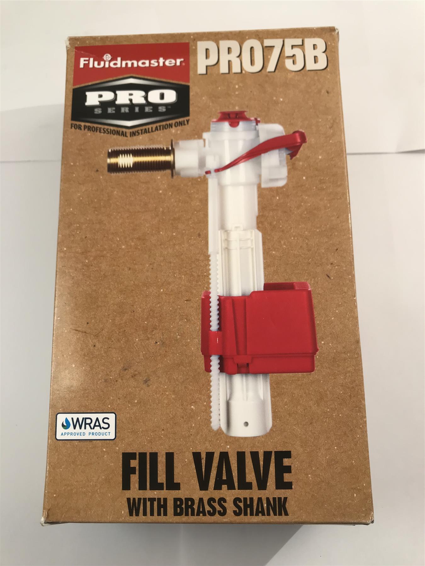 Fluidmaster PRO75B Pro Side Entry Fill Valve 1/2 Brass Shank