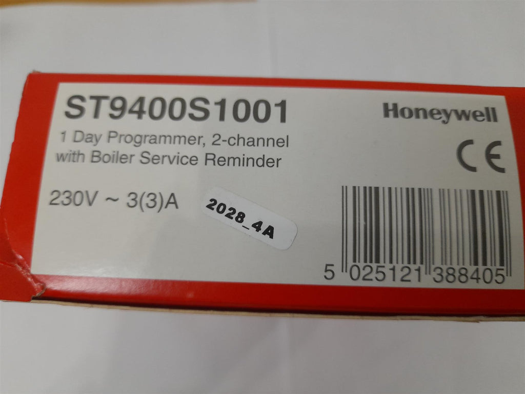 Honeywell ST9400S ST9400S1001 1 Day Digital Programmer, 2 Channel
