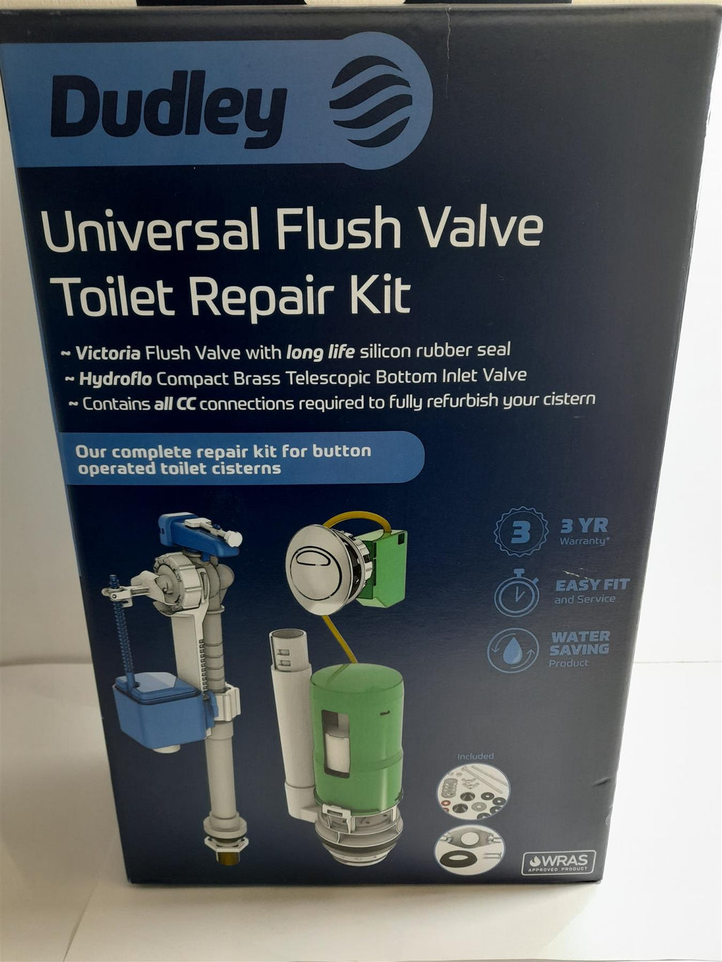 Dudley Universal Flush Valve Button Operated Toilet Cistern Repair Kit 372686