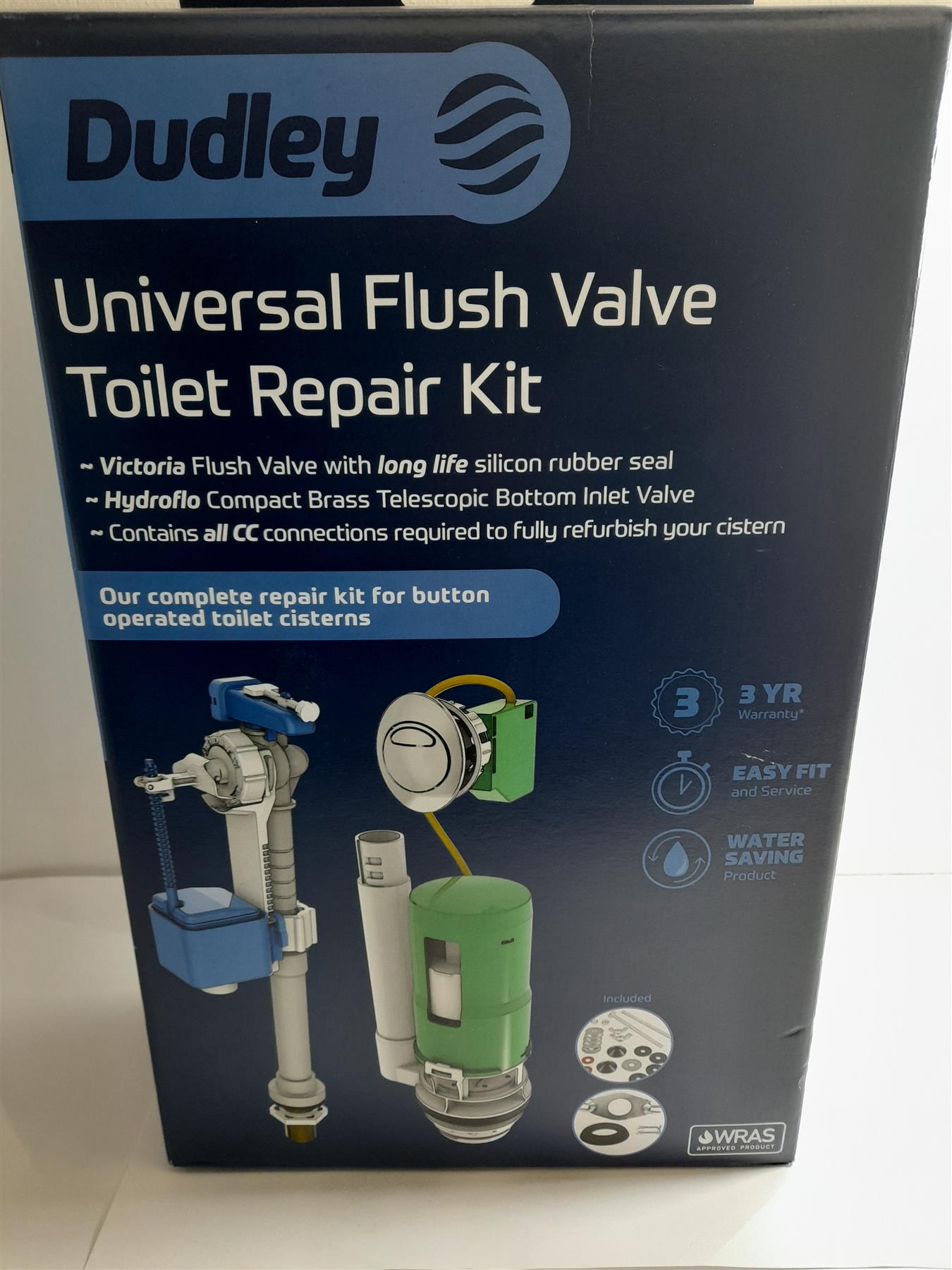 Dudley Universal Flush Valve Button Operated Toilet Cistern Repair Kit 372686