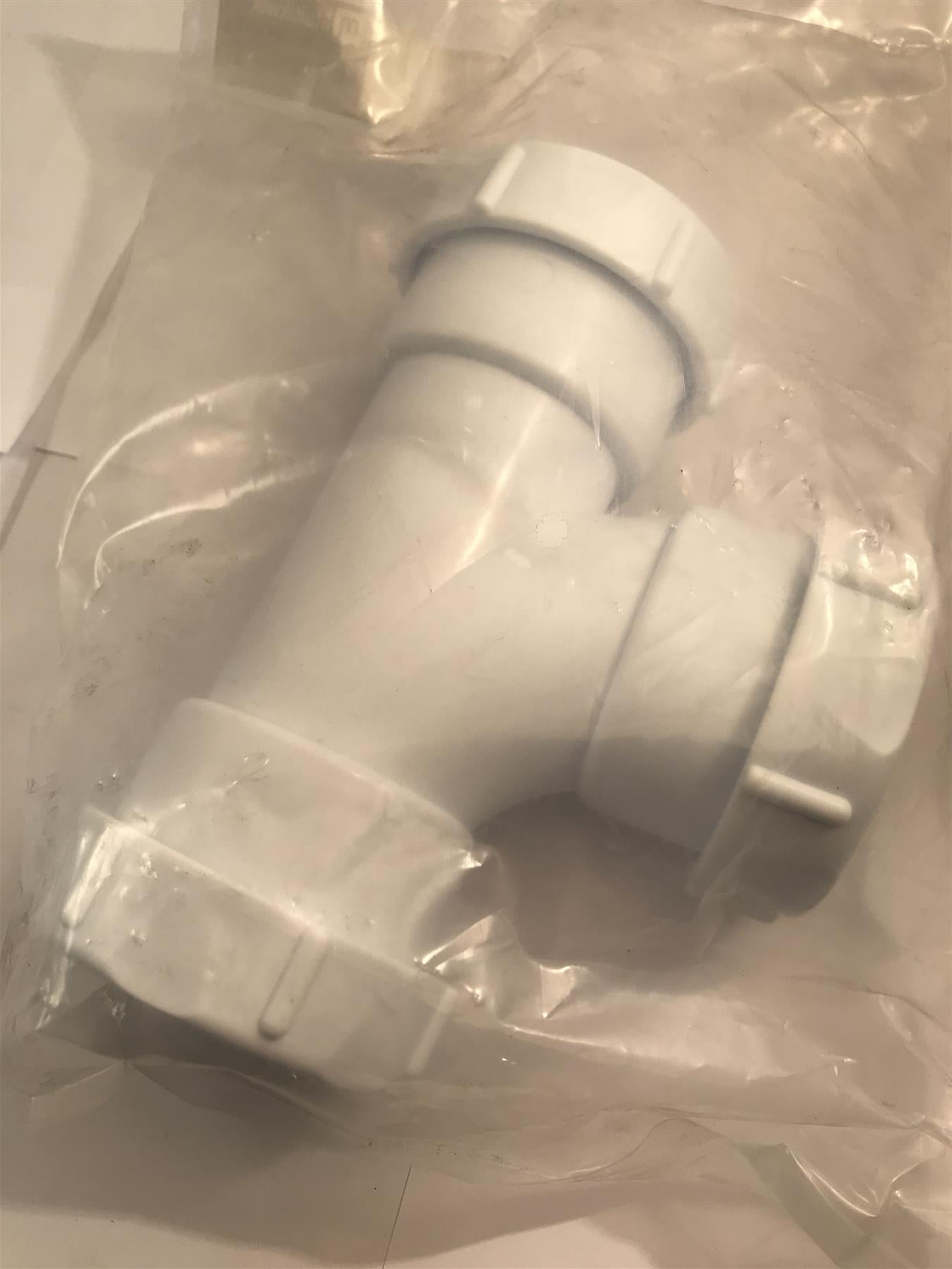 Universal Plastic Tee Waste Pipe 43mm