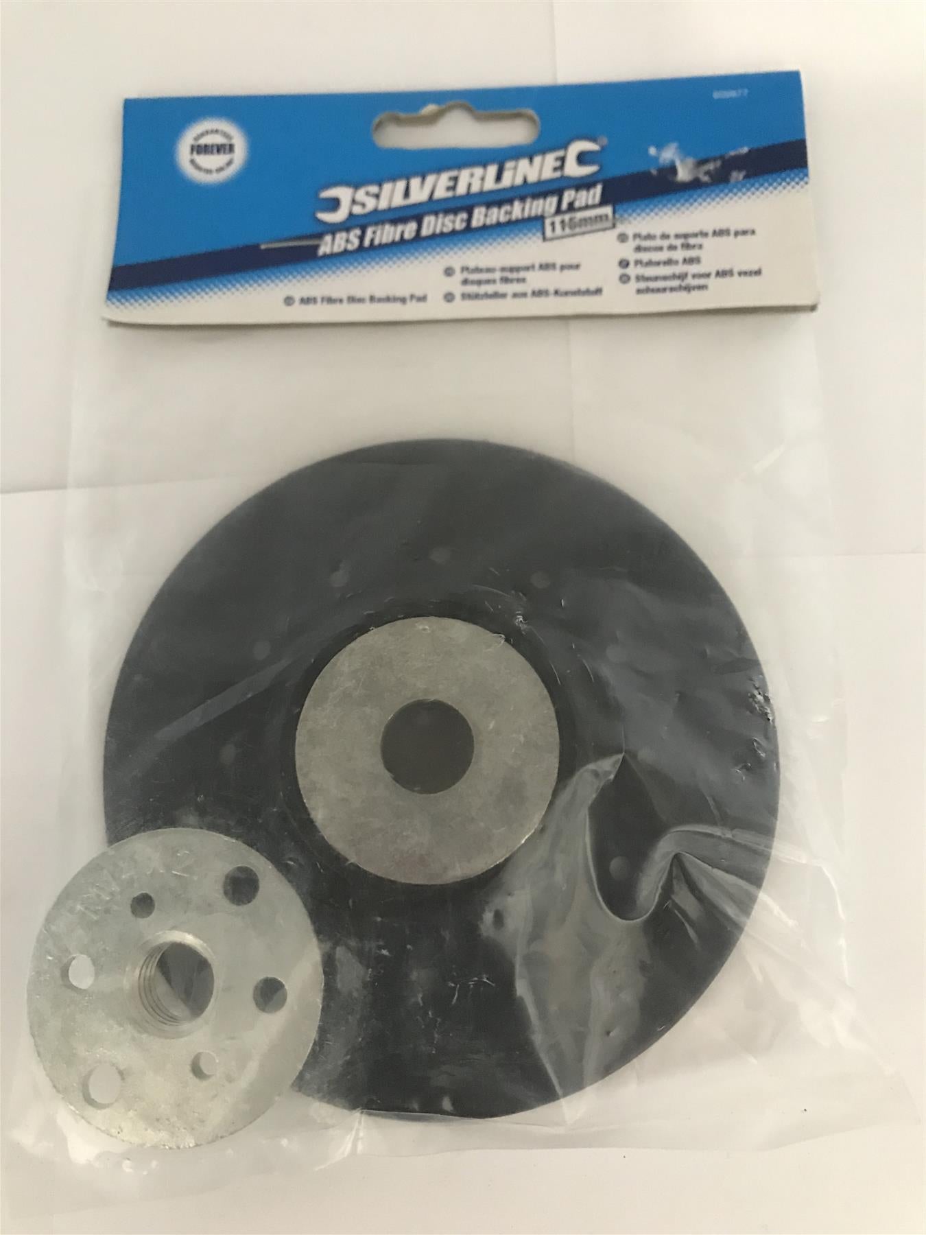 Silverline 609877 ABS Fibre Disc Backing Pad 115mm