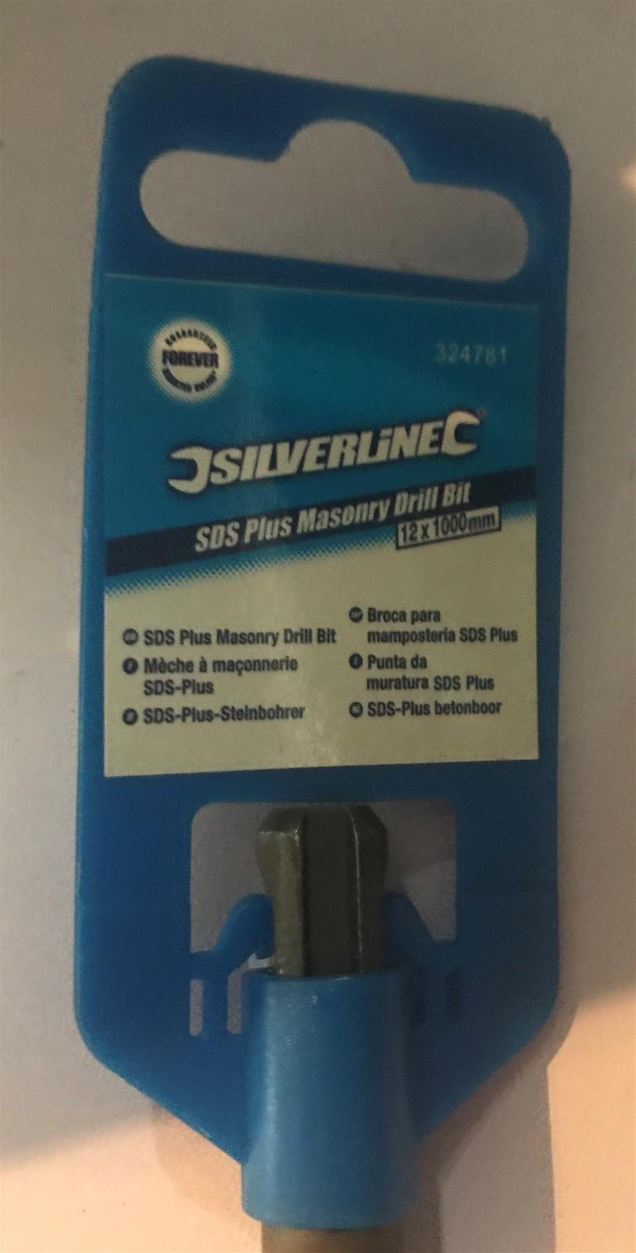 Silverline SDS Plus Masonry Drill Bit, 12 x 1000mm 324781
