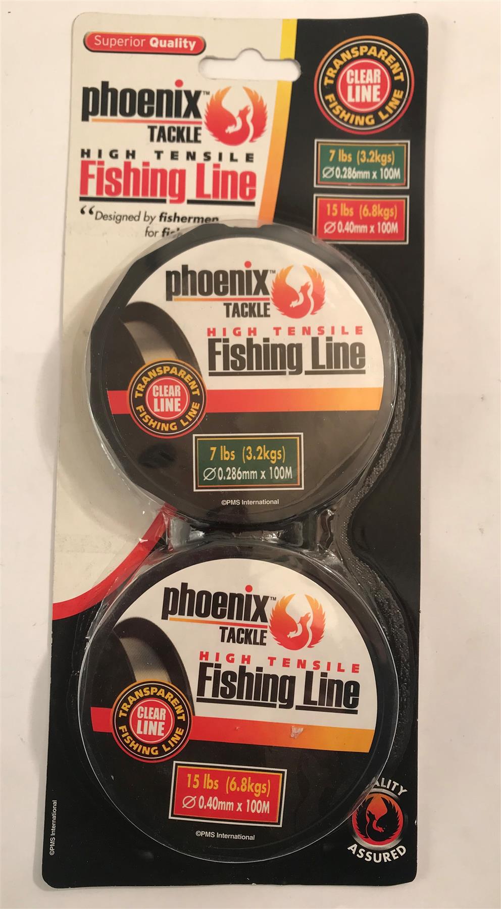 Phoenix Tackle High Tensile Fishing Line 7lbs x 100m & 15lbs x 100m  096/052