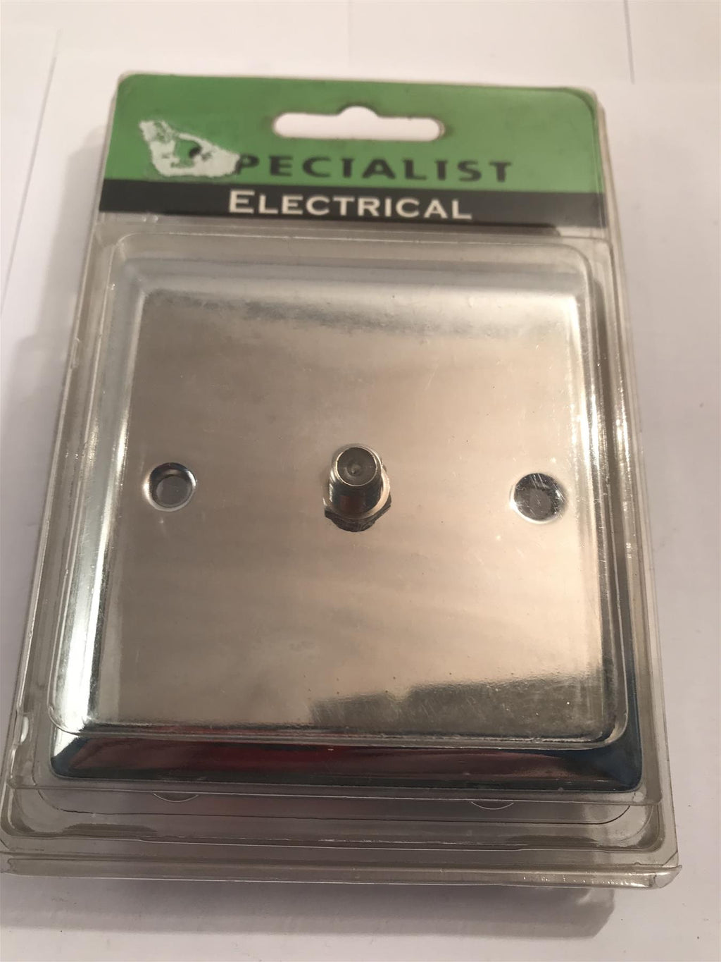 Polished Chrome 1 Gang Satellite Socket SEC30