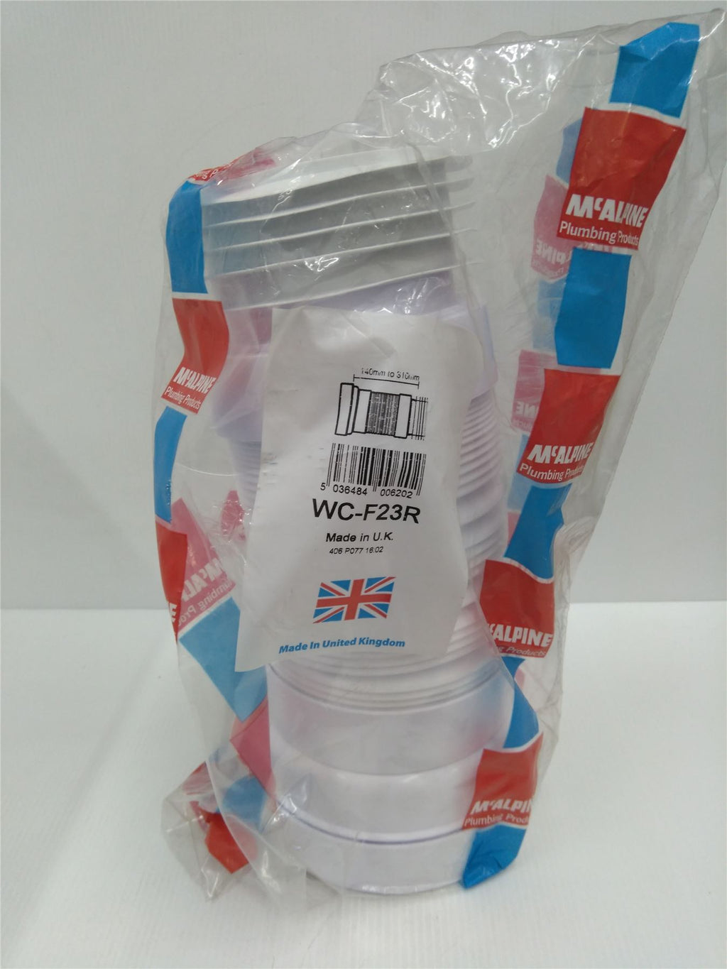 New McAlpine 4" Flexible Pan Connector WC-F23R