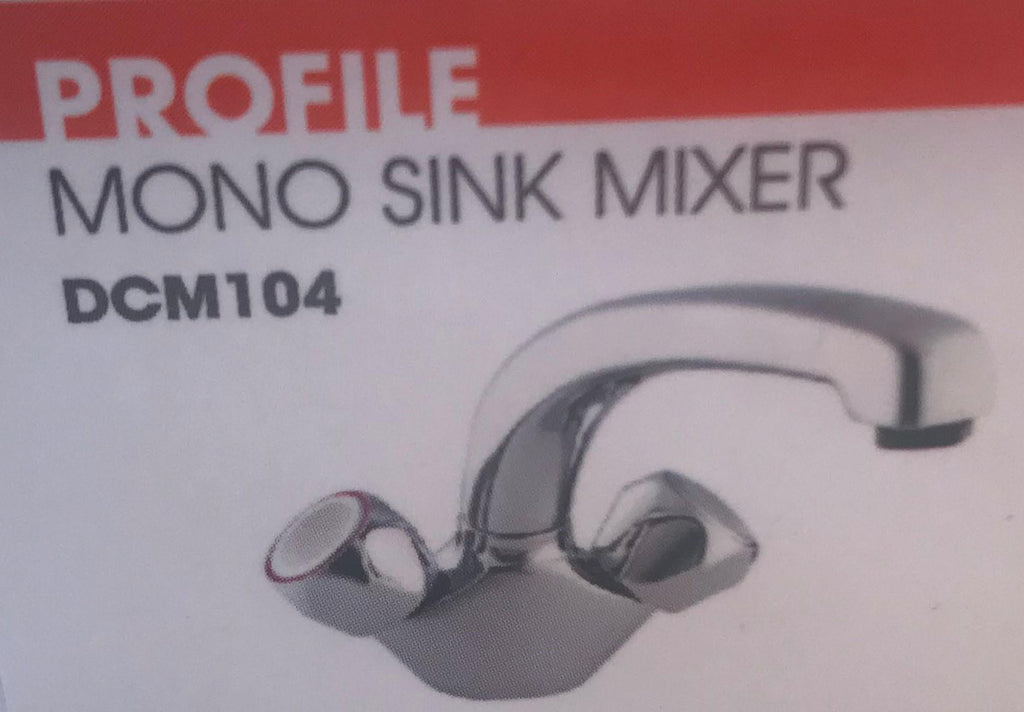 Deva DCM104 Profile Chrome Mono Sink Mixer