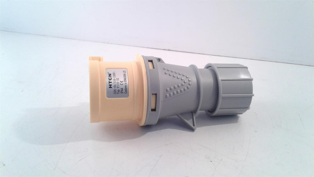 HTCN 32A 110V Yellow 3 Pin Industrial Plug Socket IP44