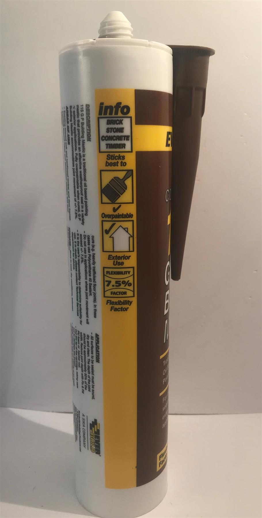 Everbuild Everflex Contract 115 General Purpose Building Mastic Brown 285ml