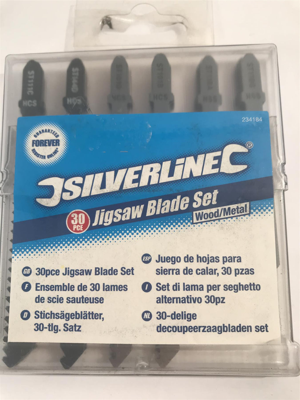 Silverline 30pce Wood/Metal Jigsaw Blade Set 234184