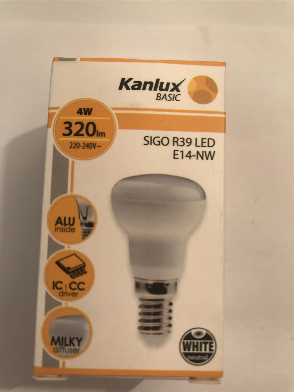 Kanlux Sigo E39 LED 4W E14-NW 320lm 4000k Natural White 22734