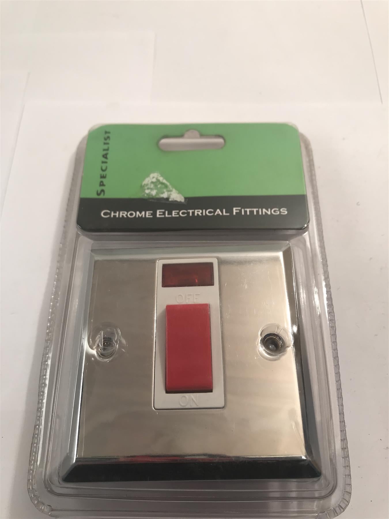 Specialist 45a DP Switch & Neon Polished Chrome white Insert