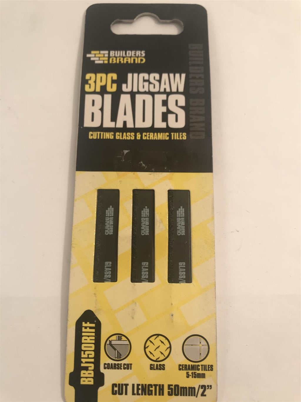 3pc Jigsaw Blades for Glass and Ceramic Tiles  BBJ150RIFF
