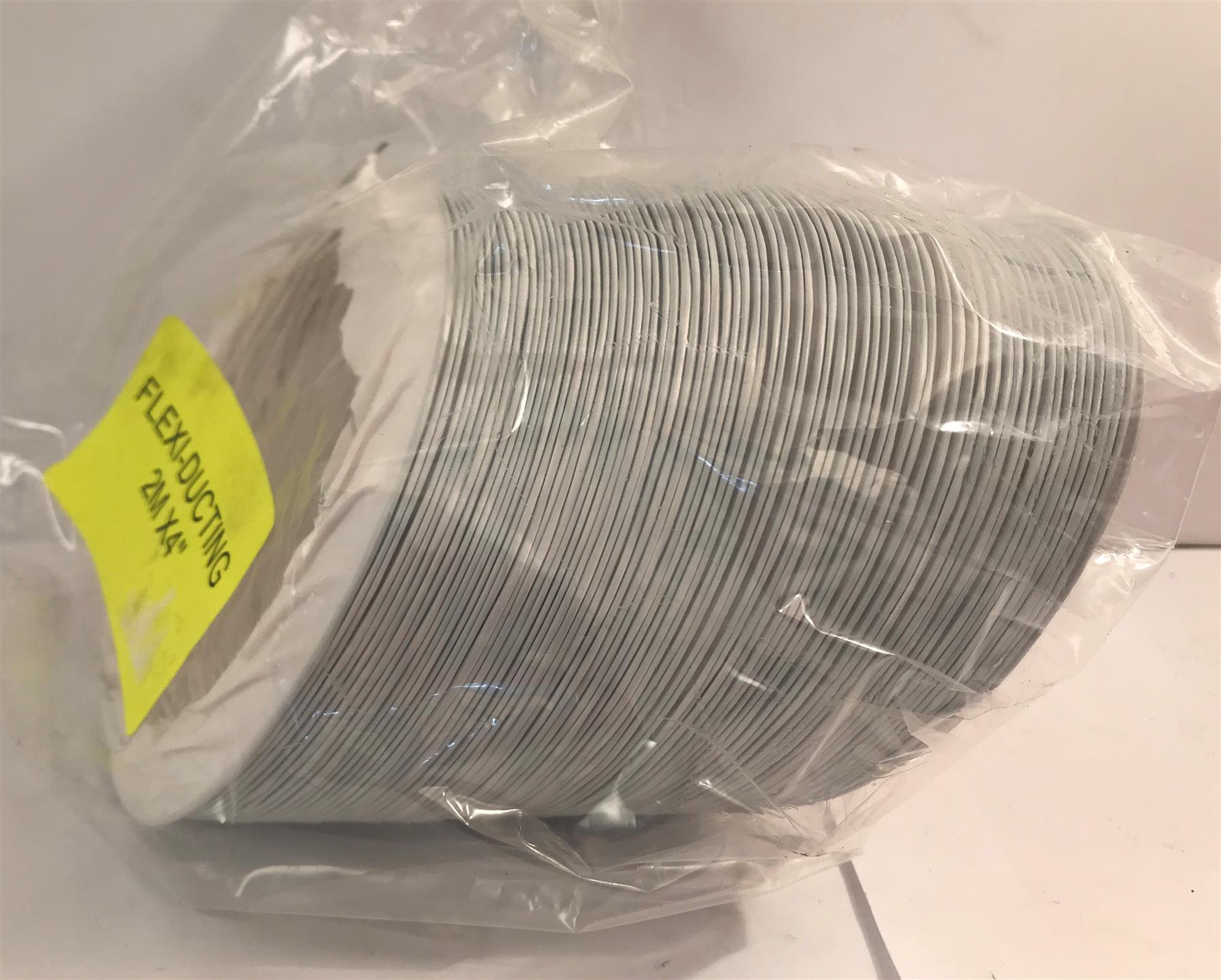 4" x 2M PVC Round Flexi Ducting