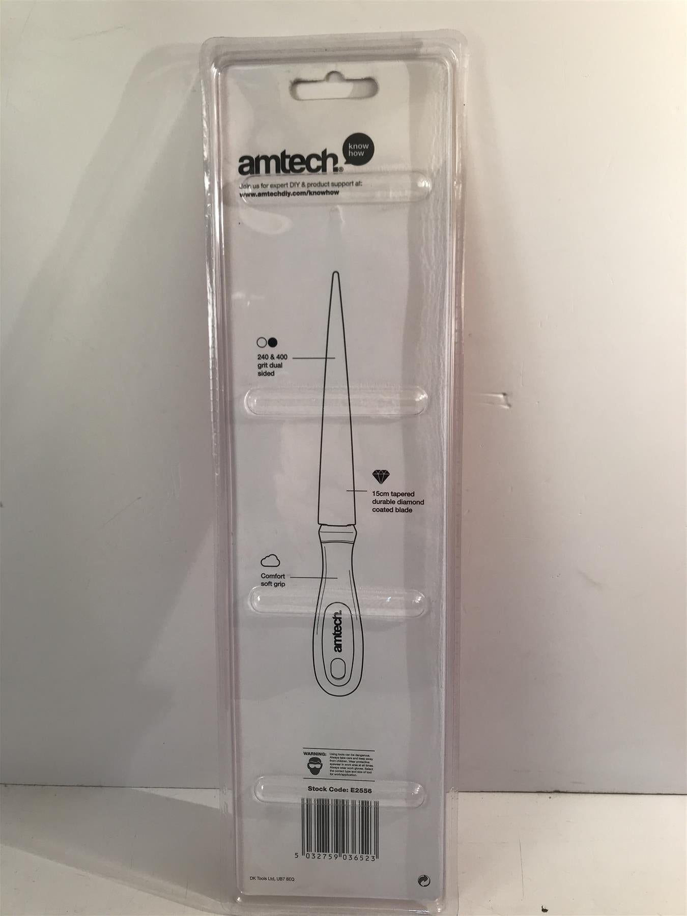 Amtech Diamond Sharpening File 10"