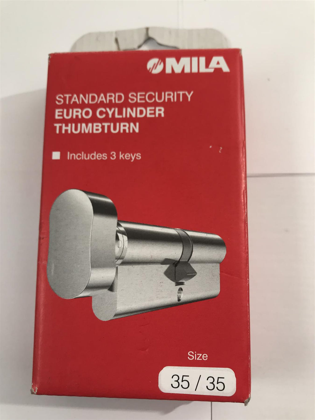 Mila Standard Security Euro Cylinder 35/35 Chrome BX3535ETPCM6