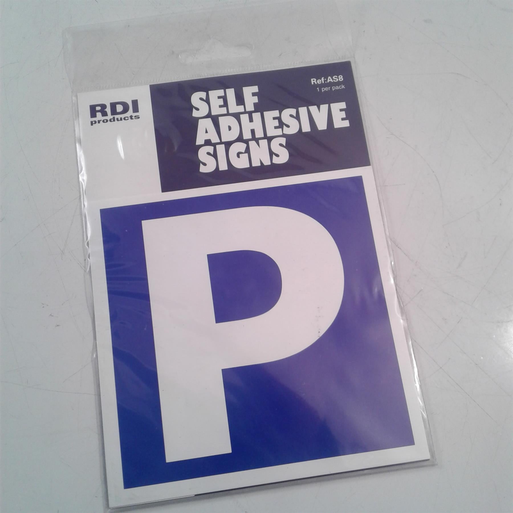 Parking Self Adhesive Sign 112 x 112mm