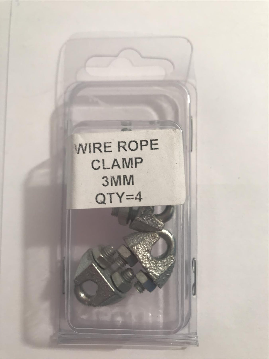 Wire Rope Clamp 3mm (4 Pack)