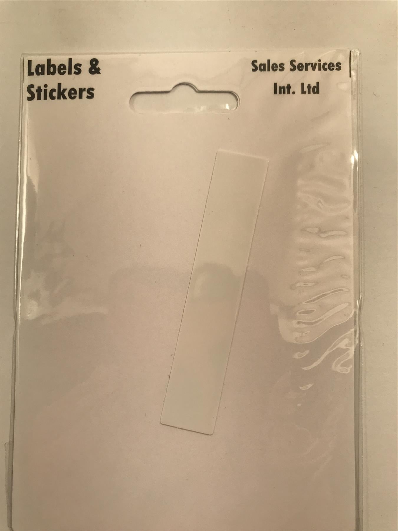White Letter I Self  Adhesive Waterproof Sticker 8 x 6cm