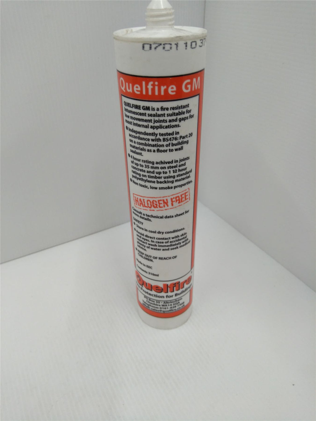 NEW QUELFIRE GM ACRYLIC INTUMESCENT SEALANT 310ml