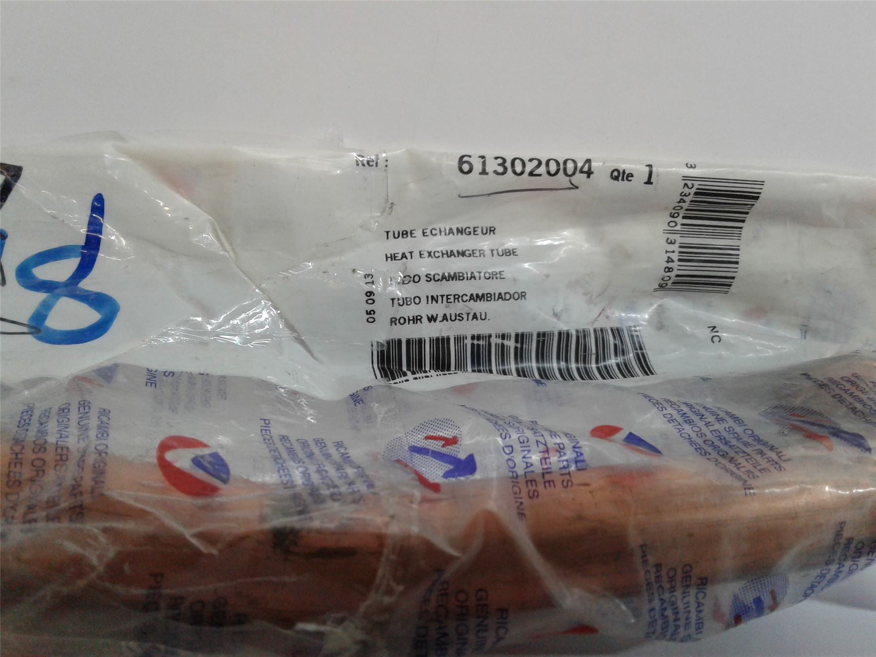 NEW CHAFFOTEAUX 61302004 HEAT EXCHANGER TUBE