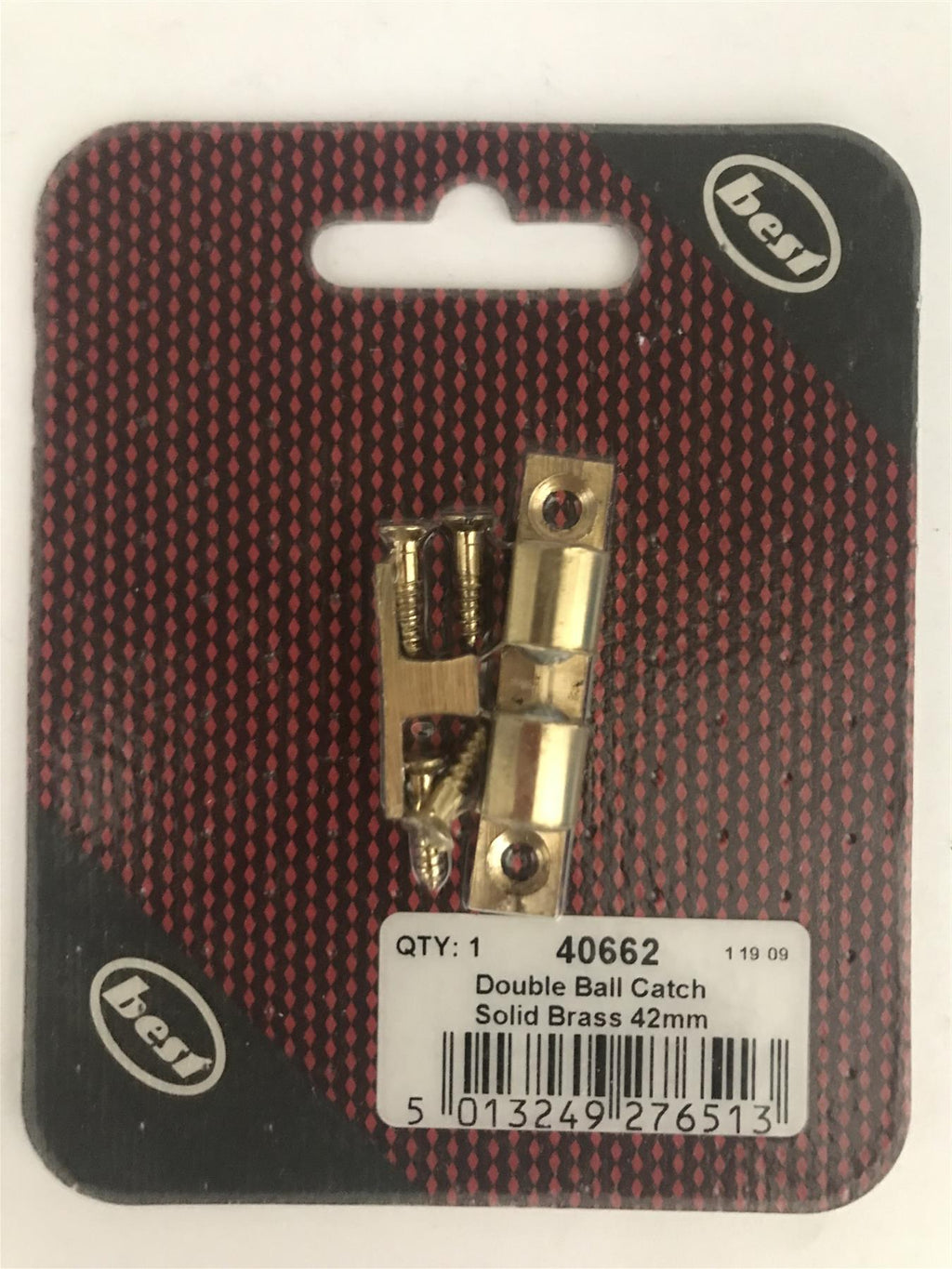 Best Double Ball Catch Solid Brass 42mm  40662