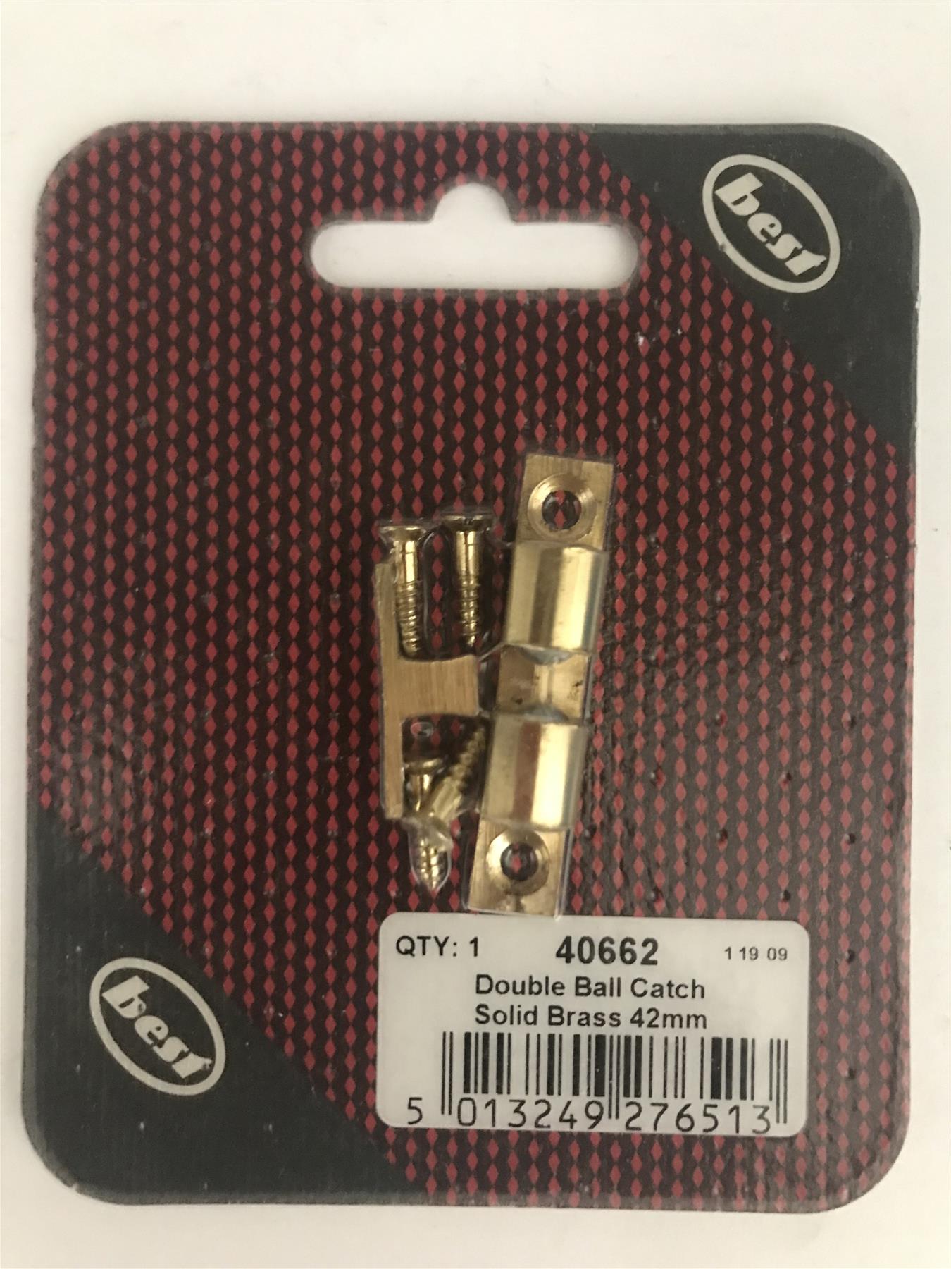 Best Double Ball Catch Solid Brass 42mm  40662