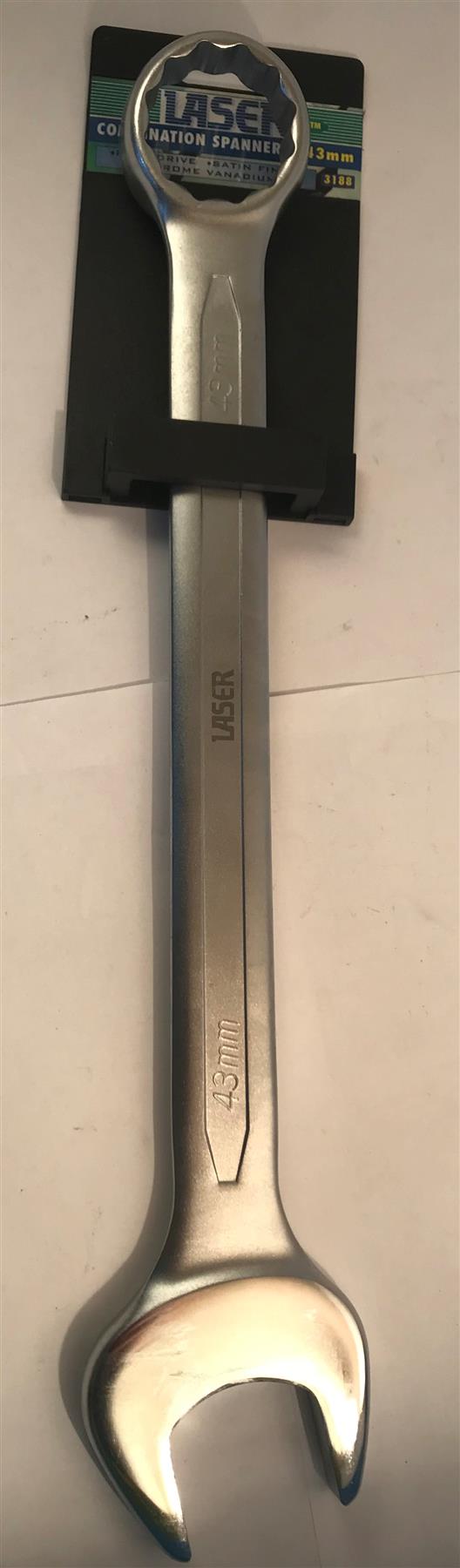 Laser Chrome Vanadium Combination Spanner 43mm  31887