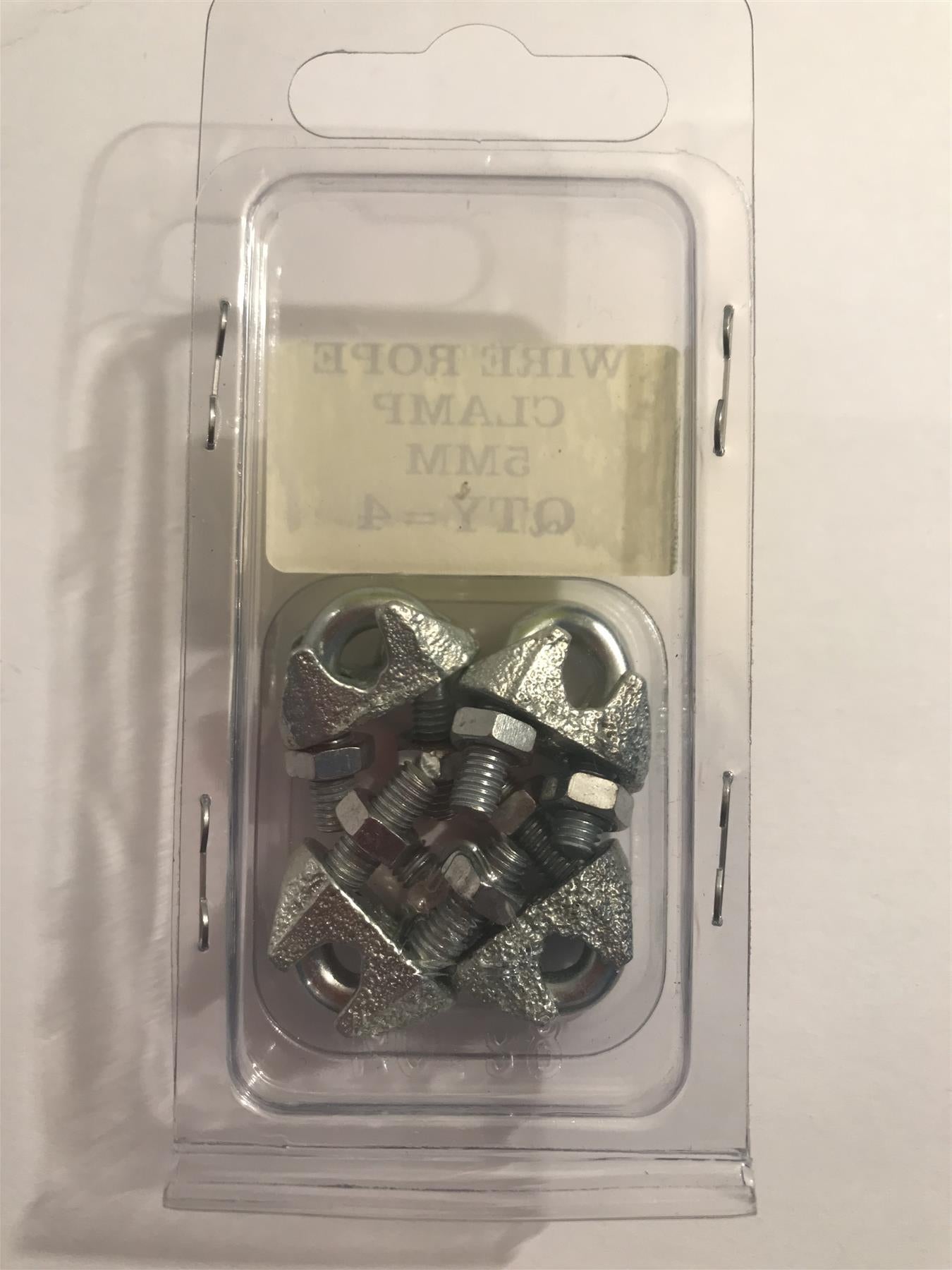 Wire Rope Clamp 5mm (4 Pack)