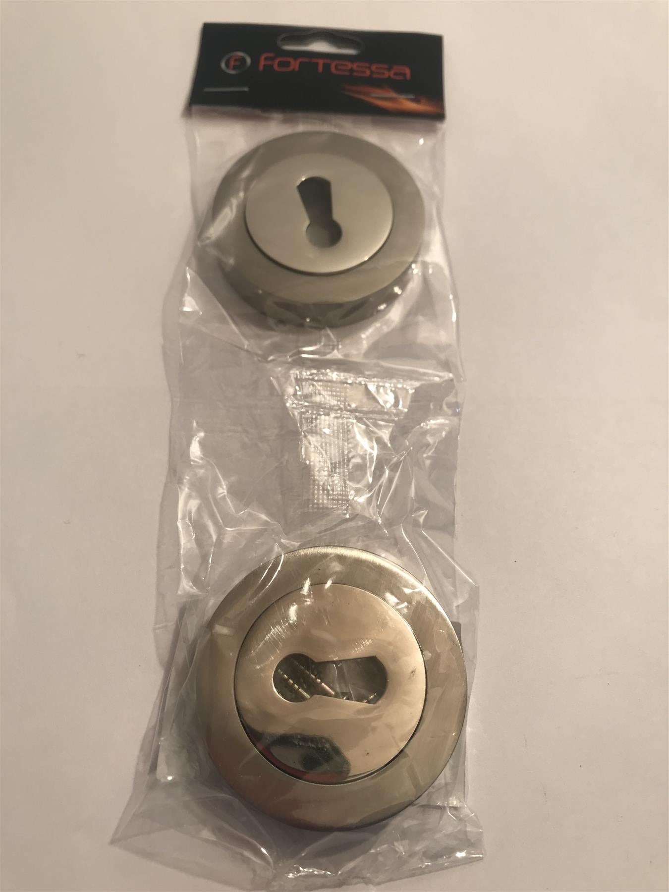 Fortessa Keyhole Escutcheon 8x51mm Satin Nickel Plated  FESC-SN/NP 2 Pack