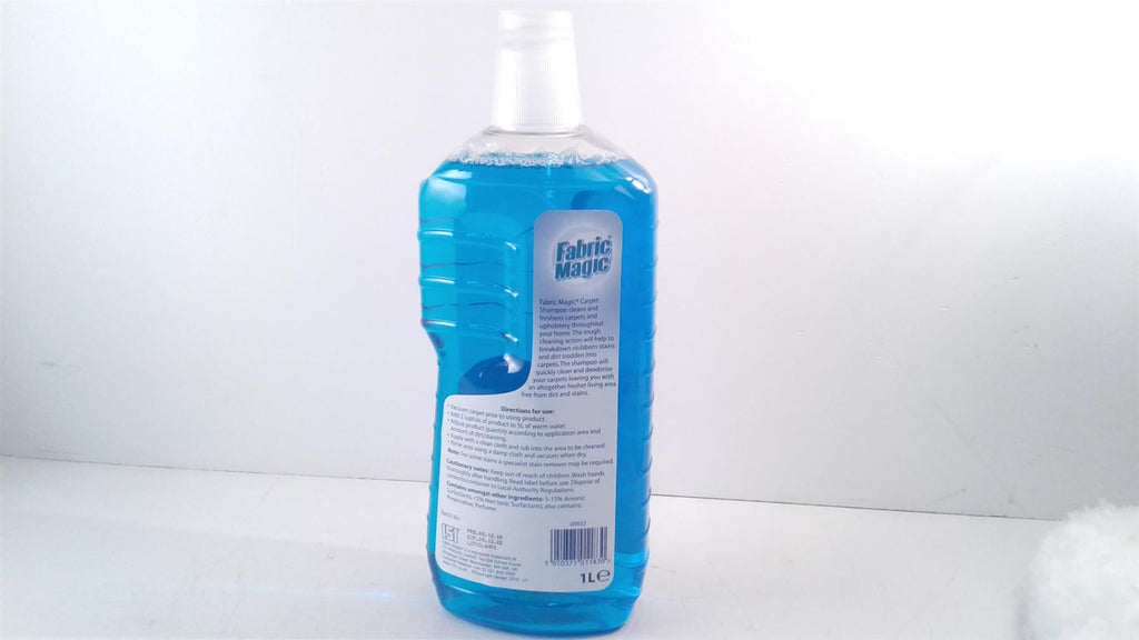 Fabric Magic Carpet Shampoo keeps carpets fresh and clean 1 Ltr