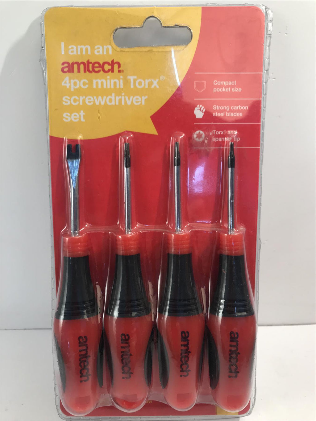 Amtech  4pc Mini Torx Screwdriver Set L0385
