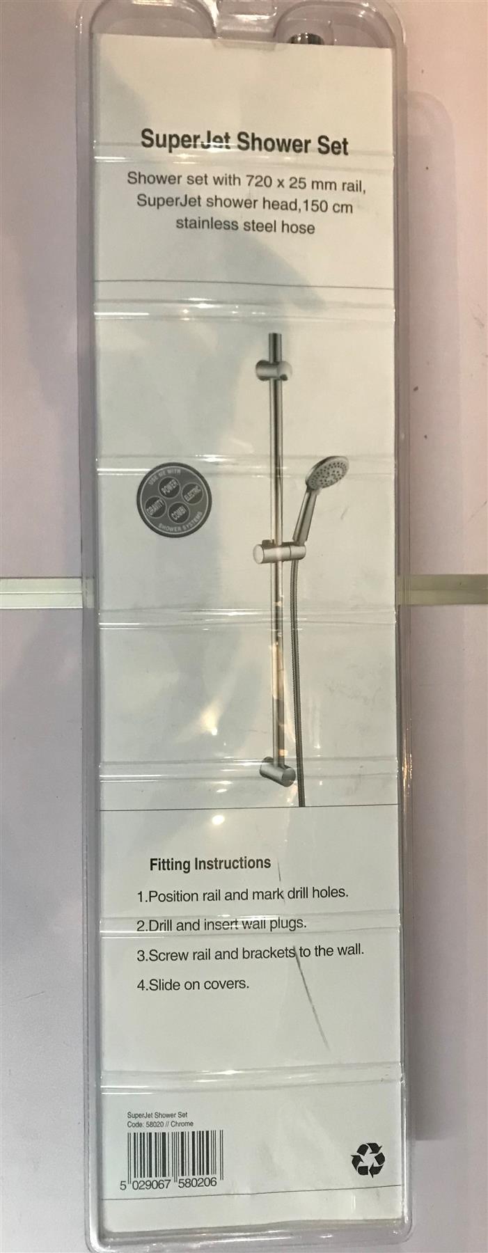 Superjet Shower Set  58020